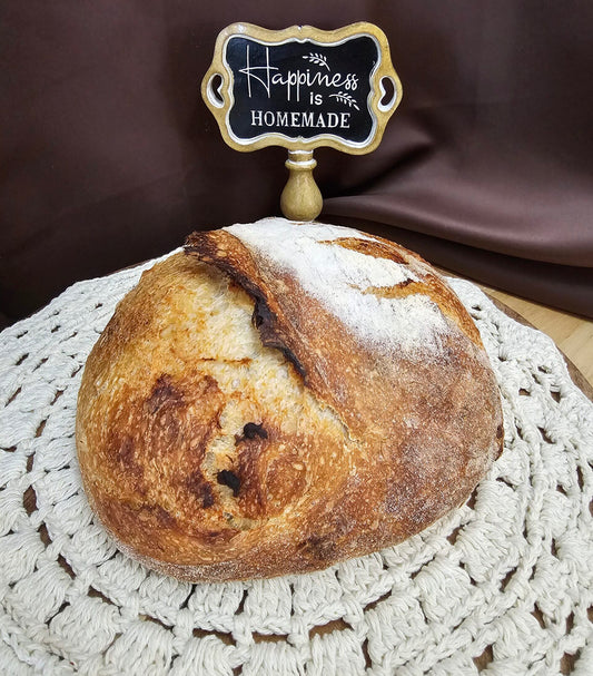 Roasted Garlic and Rosemary Sourdough Bread