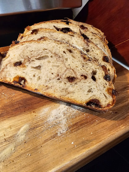 Cinnamon Raisin Walnut Swirl Sourdough