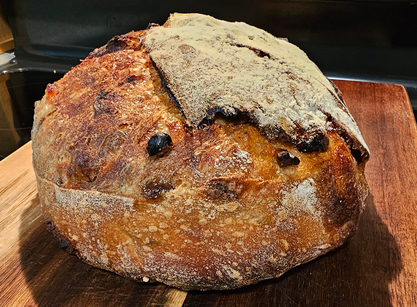 Cinnamon Raisin Walnut Swirl Sourdough