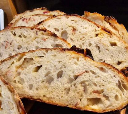 Maple Bacon Gruyère Sourdough