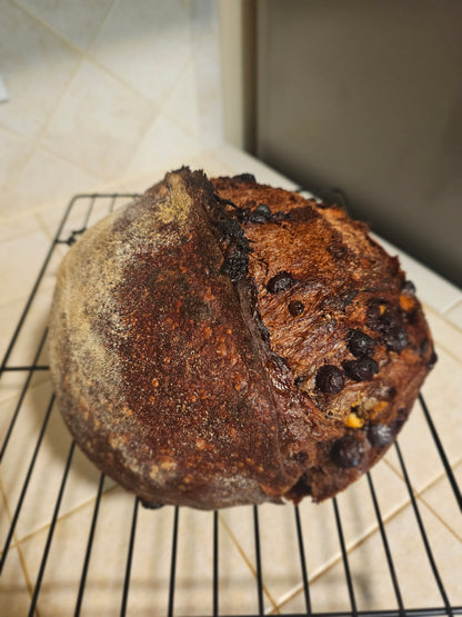 Coffee Chocolate Chip Sourdough