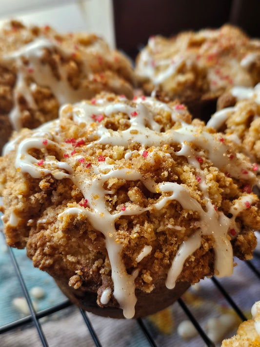 Apple Crumble Coffee Cake Muffin