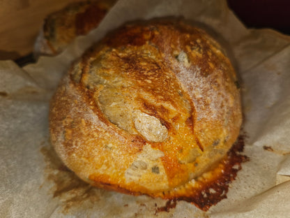 Sourdough Bread Bowls with savory add-ins